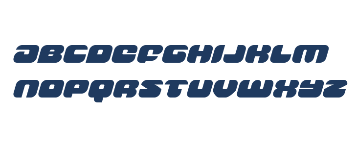 Groovy Smoothie Italic Lowercase