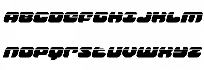 Groovy Smoothie Laser Italic Шрифта ВЕРХНИЙ