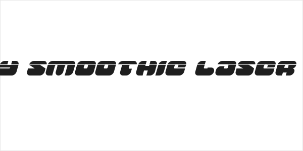 Groovy Smoothie Laser Italic Logo