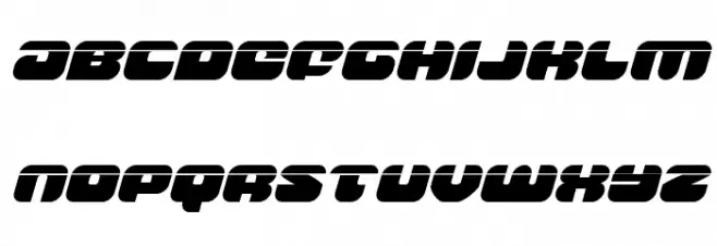 Groovy Smoothie Laser Italic خط أحرف صغيرة