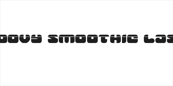 Groovy Smoothie Laser Logo