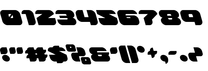 Groovy Smoothie Leftalic Font OTHER CHARS
