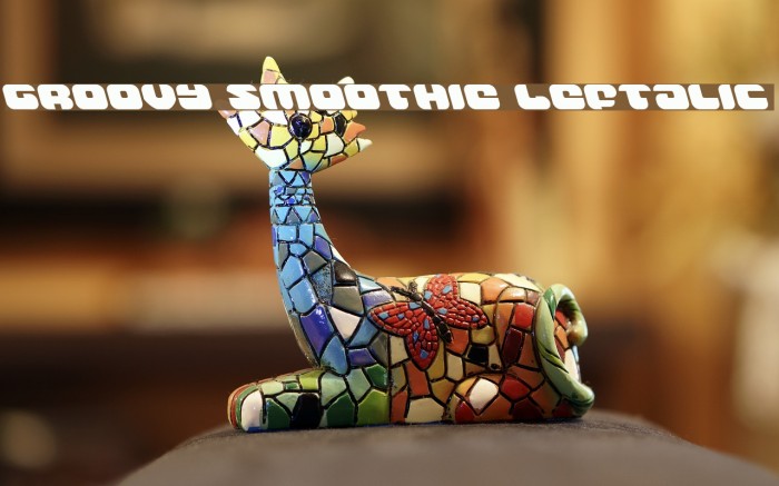 Groovy Smoothie Leftalic Font examples