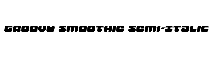 Groovy Smoothie Semi-Italic  font caratteri gratis
