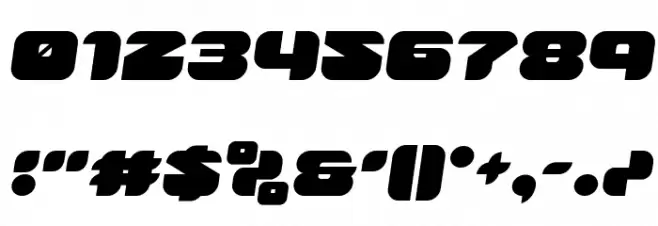 Groovy Smoothie Semi-Italic Font OTHER CHARS