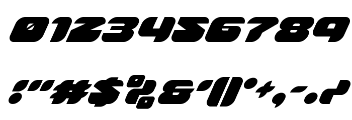 Groovy Smoothie Super-Italic Font OTHER CHARS