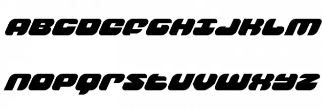 Groovy Smoothie Super-Italic Fuentes MAYÚSCULAS