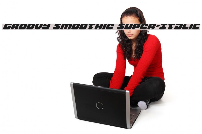 Groovy Smoothie Super-Italic Font examples