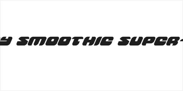 Groovy Smoothie Super-Italic Logo