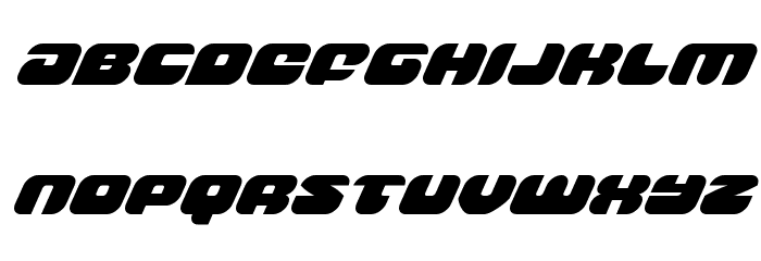 Groovy Smoothie Super-Italic Font LOWERCASE
