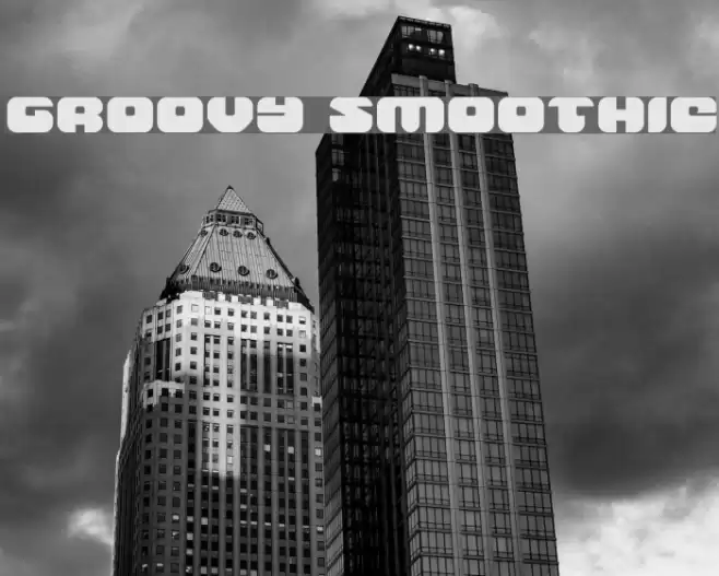 Groovy Smoothie Font examples
