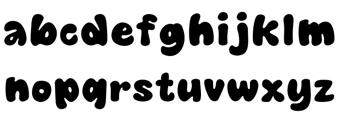 Groovy Vibes Font LOWERCASE