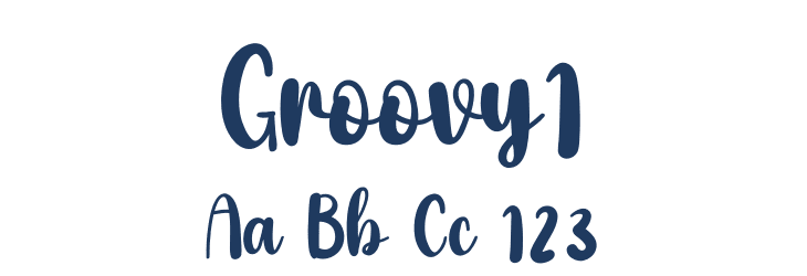 Groovy1 Font Preview