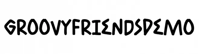 GroovyFriendsDemo  Frei Schriftart Herunterladen