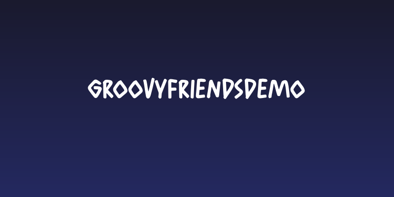 GroovyFriendsDemo Social Header