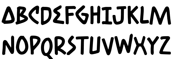 GroovyFriendsDemo Font LOWERCASE