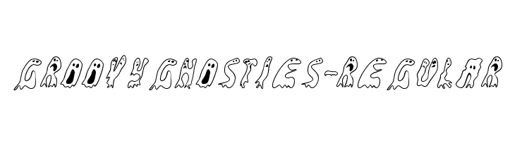 GroovyGhosties-Regular  les polices de caractères gratuit tlcharger
