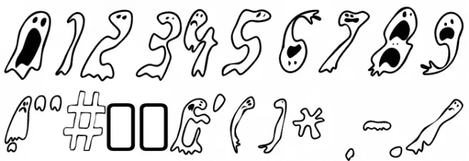 GroovyGhosties-Regular Font OTHER CHARS
