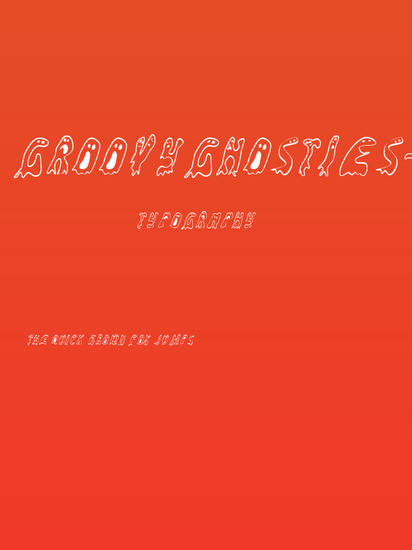 GroovyGhosties-Regular Poster