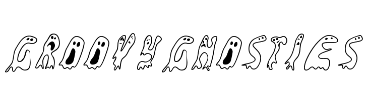 GroovyGhosties  Descarca Fonturi Gratis