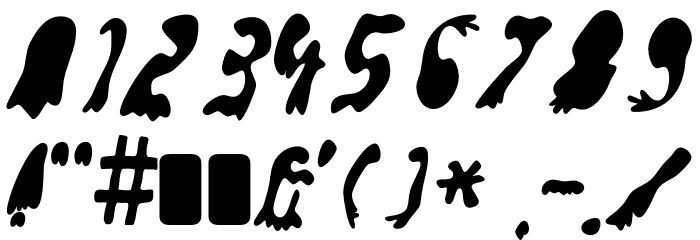 GroovyGhostiesBack-Regular Font OTHER CHARS