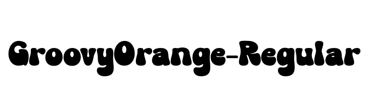 GroovyOrange-Regular  Frei Schriftart Herunterladen