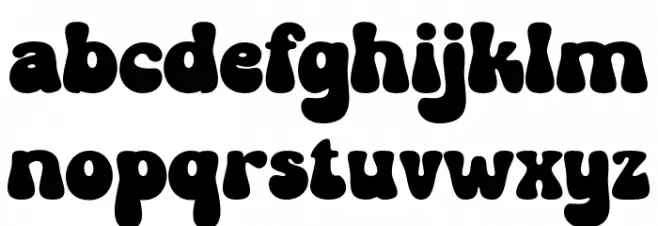 GroovyOrange-Regular Fuentes MINÚSCULAS
