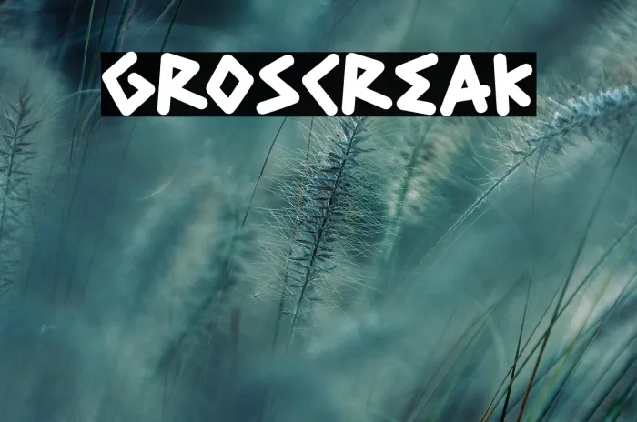 Gros Creak Example 1