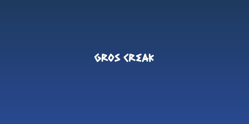 Gros Creak Social Header