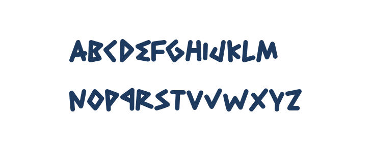 Gros Creak Lowercase