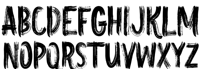 Gros Font LOWERCASE