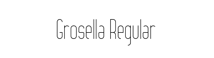 Grosella Regular  لخطوط تنزيل
