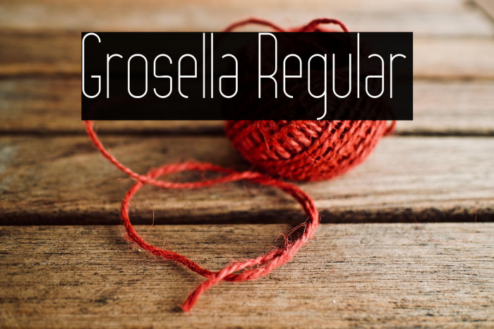 Grosella Regular Example 2