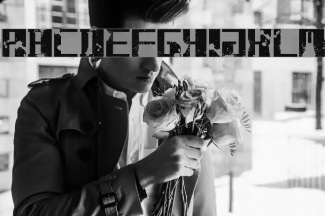 Gross Brush Font examples