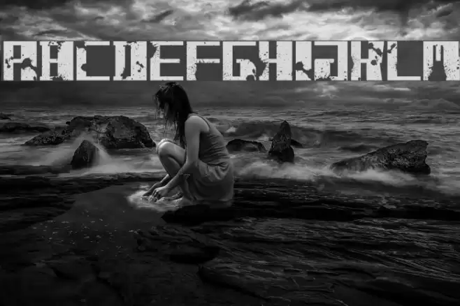 Gross Brush Font examples