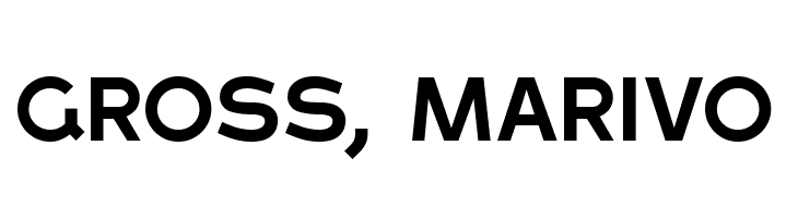 Gross, Marivo Schriftart
