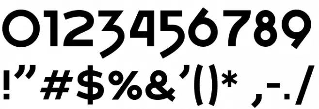 Gross, Marivo Font OTHER CHARS