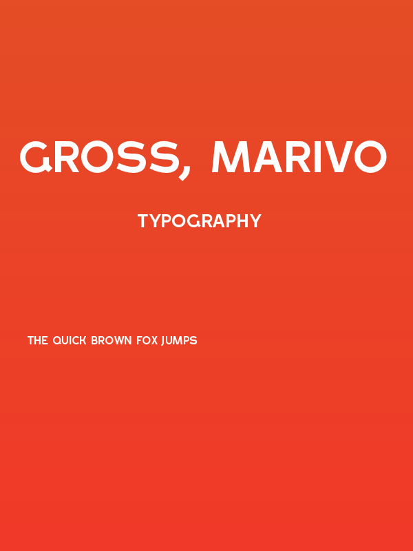 Gross, Marivo Poster