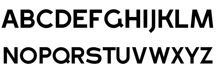 Gross, Marivo Font LOWERCASE