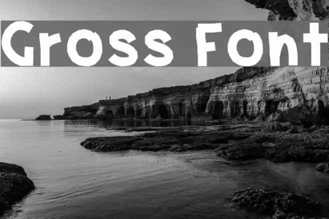 Gross Font examples