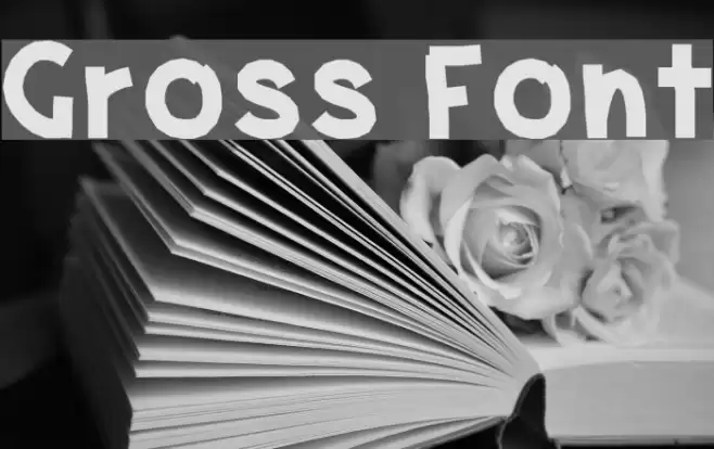Gross Font examples
