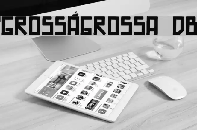 GrossaGrossa DB Font examples