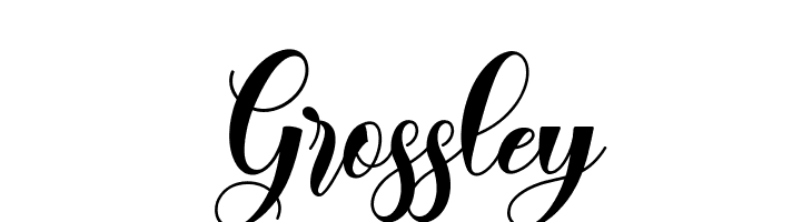Grossley  免费字体下载