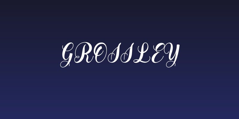 Grossley Social Header