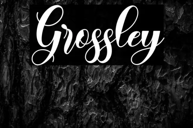 Grossley Font examples
