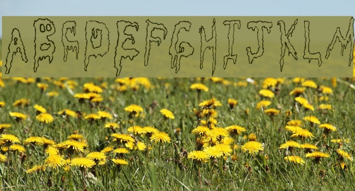 Grossout Font examples