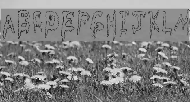 Grossout Font examples