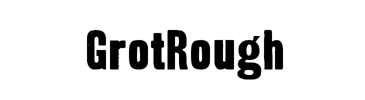 GrotRough Font