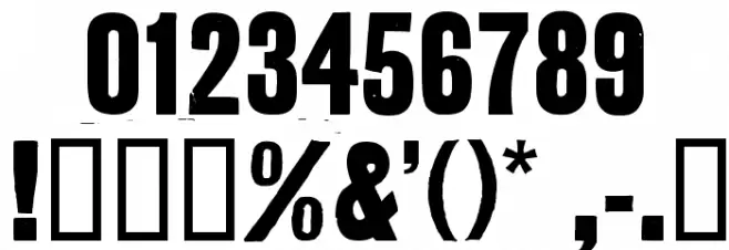 GrotRough Font OTHER CHARS