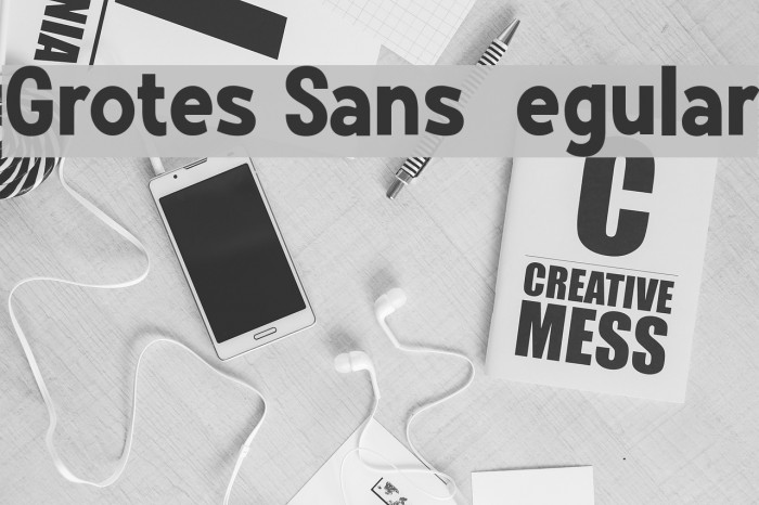 Grotes Sans DEMO Regular Font examples